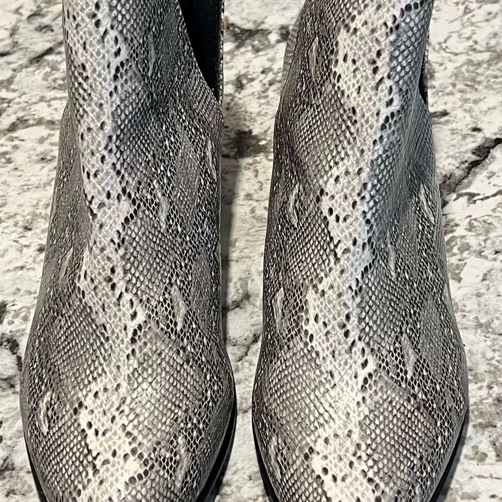 Women's Snakeskin Ankle Boots